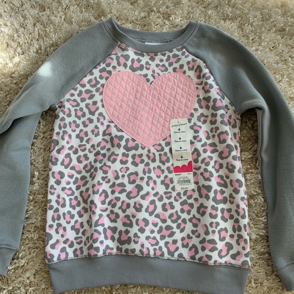 Girls jumping bean pull over sweater